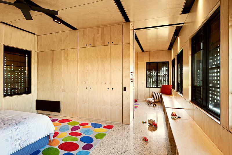 Plywood Childrens Bedroom